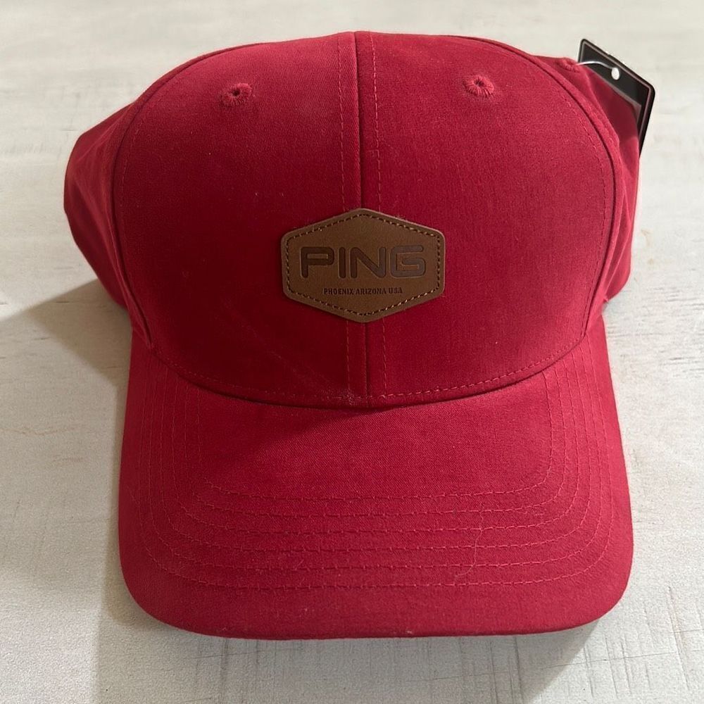 PING Red Golf Hat NWT